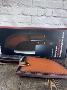Mueller Ultra Forged High Carbon Steel Professional Butcher Knife Cleaver